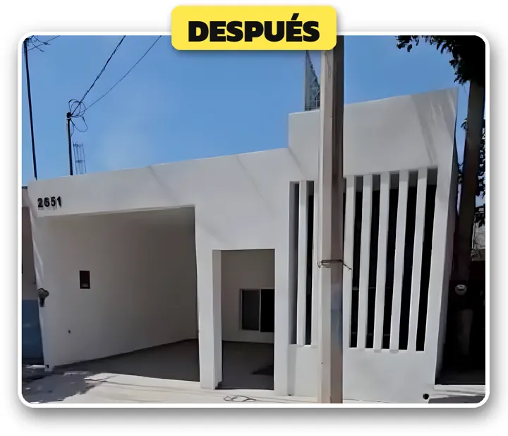 Fachada: después de la remodelación