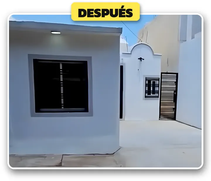Fachada: después de la remodelación