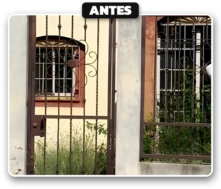 Fachada: antes de la remodelación
