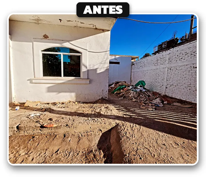 Fachada: antes de la remodelación
